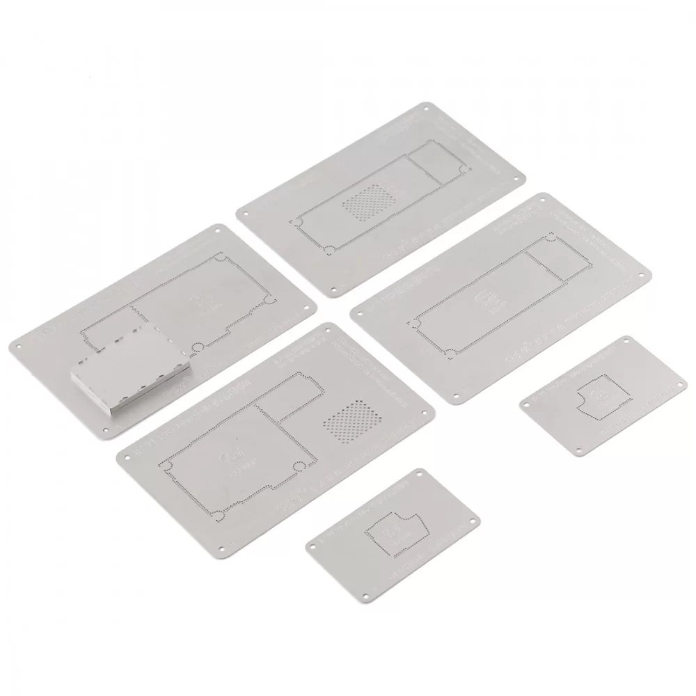 Picture of MECHANIC BGA Reballing Stencil 4D Grooved  Steel Stencil with Leakproof for iPhone 11 Pro / 11 Pro Max / 11